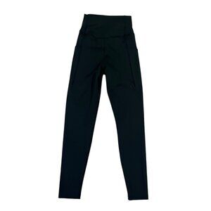 The North Face leggings women's XS dark gray crop length side pocket